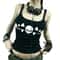 Womens Vintage Skull Print Goth Tank Top Backless Low Cut Grunge Camisole 5