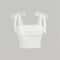 Solid Tie Shoulder Ruched Crop Cami Y2K Backless Bow Streetwear Top 14