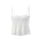 Willshela Pleated Backless VNeck Crop Top Vintage Side Zipper Cami 6