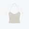 OpenBack Halter Cami Top Stretchy SelfTie Sexy Tank With Metal Detail 10