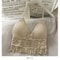 Retro Lace Halter HollowOut Crop Top Tassel Beach Cami With BuiltIn Bra 6