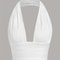 Solid White Deep V Backless Halter Crop Top Y2K Grunge Streetwear Tank 7