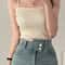 Womens Casual Halter Crop Top Backless Slim Strap Summer Cami 2