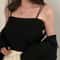 Womens Casual Halter Crop Top Backless Slim Strap Summer Cami 7