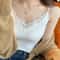 Coquette Lace Cropped Cami Korean Y2K Sleeveless Tank Top 7