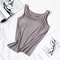Womens BuiltIn Bra Padded Slim Fit Tank Top 6