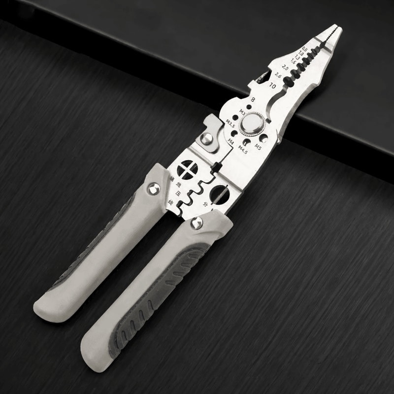 Multifunction Wire Crimper Stripper Electrician Cable Cutting Terminal Crimping Tool 0