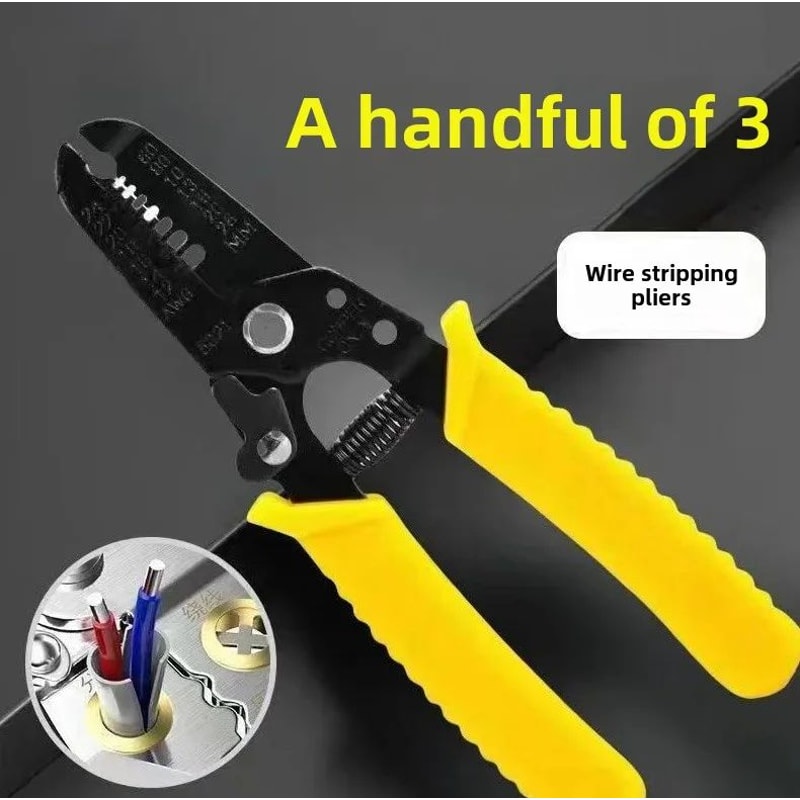 Multifunction Wire Crimper Stripper Electrician Cable Cutting Terminal Crimping Tool 8