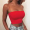 Womens 2024 Bodycon Spaghetti Strap Crop Top Sexy Sleeveless Basic Cami 0