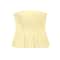 KONDALA Butter Yellow Ruffle Tube Top Sexy Strapless Y2K Summer Party Crop 6