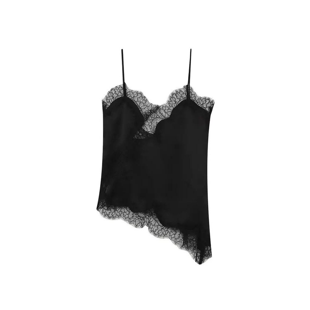 NLZGMSJ Lace Embellished OffShoulder Camisole Elegant Sleeveless Office Lady Tank Top 2025 6