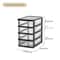 Clear Drawer Office Desktop Storage Box Japanese Style Transparent Organizer For Cosmetics Statio 4