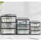 Clear Drawer Office Desktop Storage Box Japanese Style Transparent Organizer For Cosmetics Statio 5