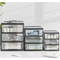 Clear Drawer Office Desktop Storage Box Japanese Style Transparent Organizer For Cosmetics Statio 5