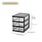 Clear Drawer Office Desktop Storage Box Japanese Style Transparent Organizer For Cosmetics Statio 7