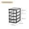 Clear Drawer Office Desktop Storage Box Japanese Style Transparent Organizer For Cosmetics Statio 8