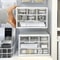 Clear Mini Drawer Storage Box Dustproof Transparent Desktop Organizer For Jewelry Small Items 2