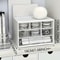 Clear Mini Drawer Storage Box Dustproof Transparent Desktop Organizer For Jewelry Small Items 3