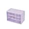 Clear Mini Drawer Storage Box Dustproof Transparent Desktop Organizer For Jewelry Small Items 7
