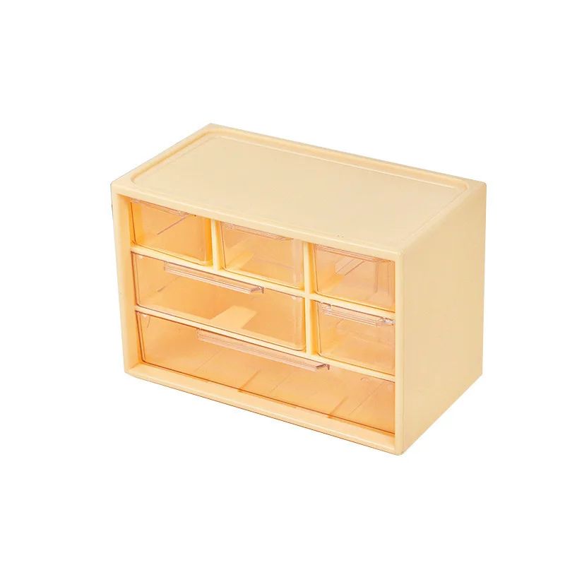 Clear Mini Drawer Storage Box Dustproof Transparent Desktop Organizer For Jewelry Small Items 9