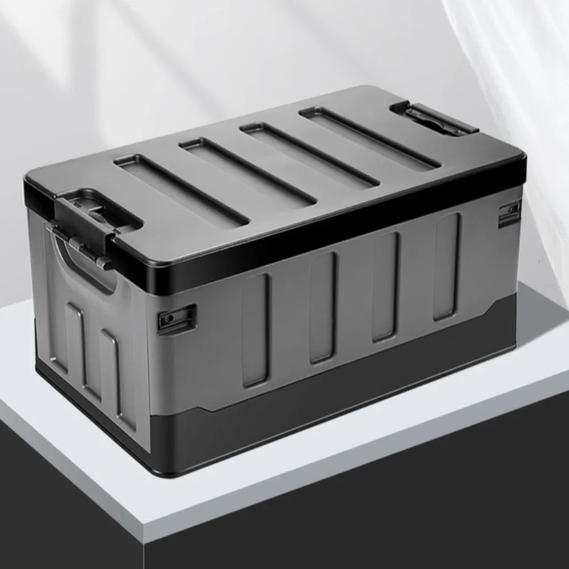 HeavyDuty Foldable Camping Storage Box Waterproof Stackable Car Trunk Organizer Container 2