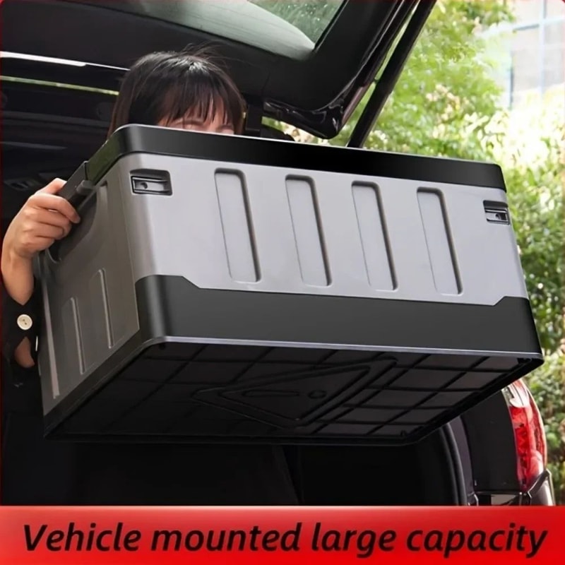 HeavyDuty Foldable Camping Storage Box Waterproof Stackable Car Trunk Organizer Container 4
