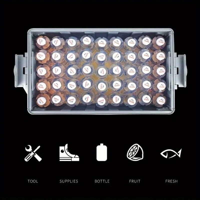 HeavyDuty Foldable Camping Storage Box Waterproof Stackable Car Trunk Organizer Container 5