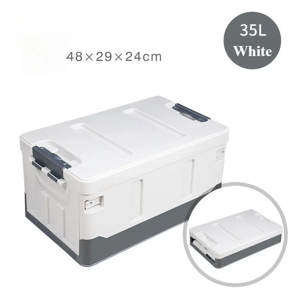 HeavyDuty Foldable Camping Storage Box Waterproof Stackable Car Trunk Organizer Container 8