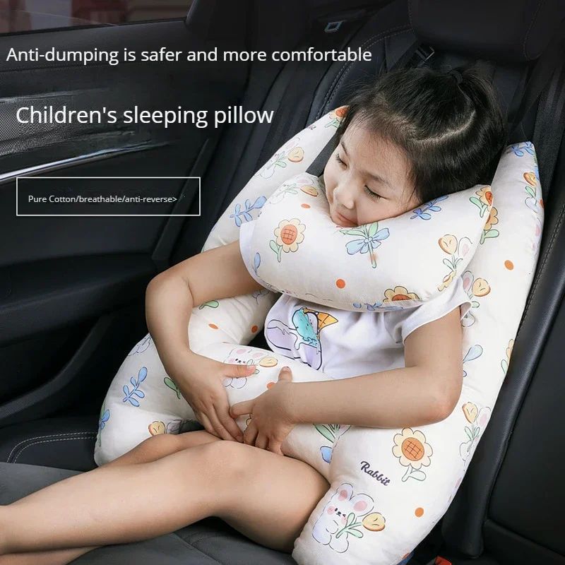 DreamRest HShape Car Travel Neck Pillow Adjustable Auto Seat Head Neck Support For Kids Adults 3