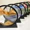 AquaMotion 360 Rotating Quicksand Art Frame Round Moving Sand Hourglass Desktop Decor 0