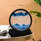 AquaMotion 360 Rotating Quicksand Art Frame Round Moving Sand Hourglass Desktop Decor 6