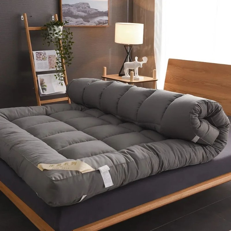 CloudRest 8cm Thick Foldable Tatami Mattress Breathable Japanese Floor Bed For Dorm Adult Use 4