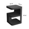 NumiCurve ABS Modern Side Table Light Luxury Sofa End Table Creative Bedside Storage Shelf 5