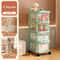 ClearGlide MultiTier Transparent Rolling Storage Cart Acrylic Style Drawer Snack Toy Organizer 7