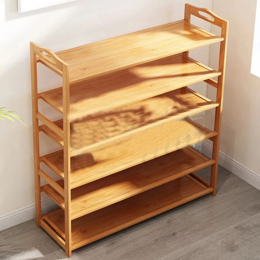 EcoTier Bamboo MultiLayer Shoe Rack Modern Dustproof Entrance Storage Cabinet 1