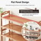 EcoTier Bamboo MultiLayer Shoe Rack Modern Dustproof Entrance Storage Cabinet 3
