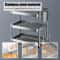 SteelDry Pro Stainless Steel Dish Bowl Drain Rack Large Capacity Kitchen Counter Organizer 7