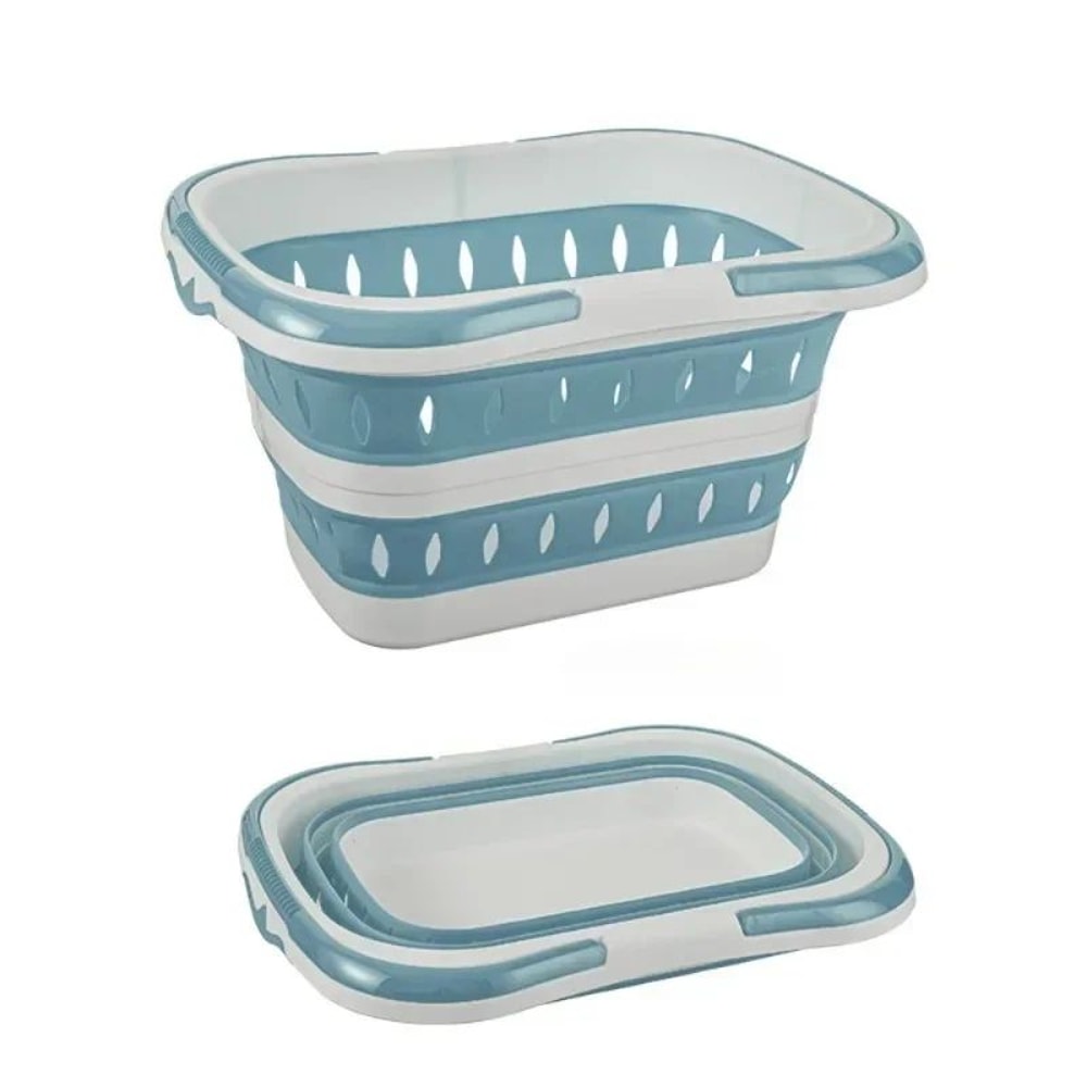 WallFlex Foldable Laundry Basket Wall Mounted PP Dirty Clothes Hamper With Handle 9