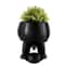 ArtMuse Ceramic Succulent Planter Modern Light Luxury Human Face Decorative Flowerpot 7