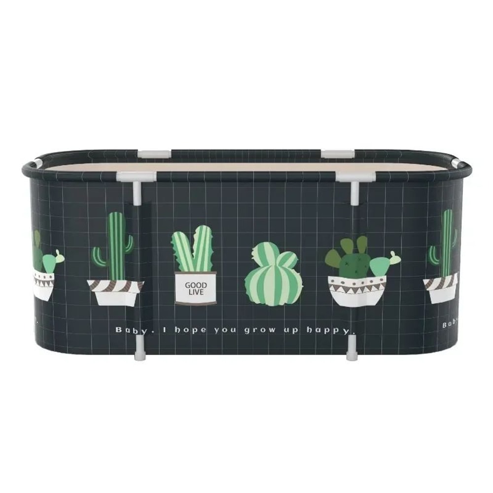 AquaSoak Foldable Adult Bathtub Thickened PVC SpaceSaving Bath Bucket For Home 7