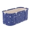 AquaSoak Foldable Adult Bathtub Thickened PVC SpaceSaving Bath Bucket For Home 11