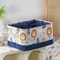CuteNest Cartoon Toy Storage Basket Collapsible Drawstring Fabric Organizer Bin 8