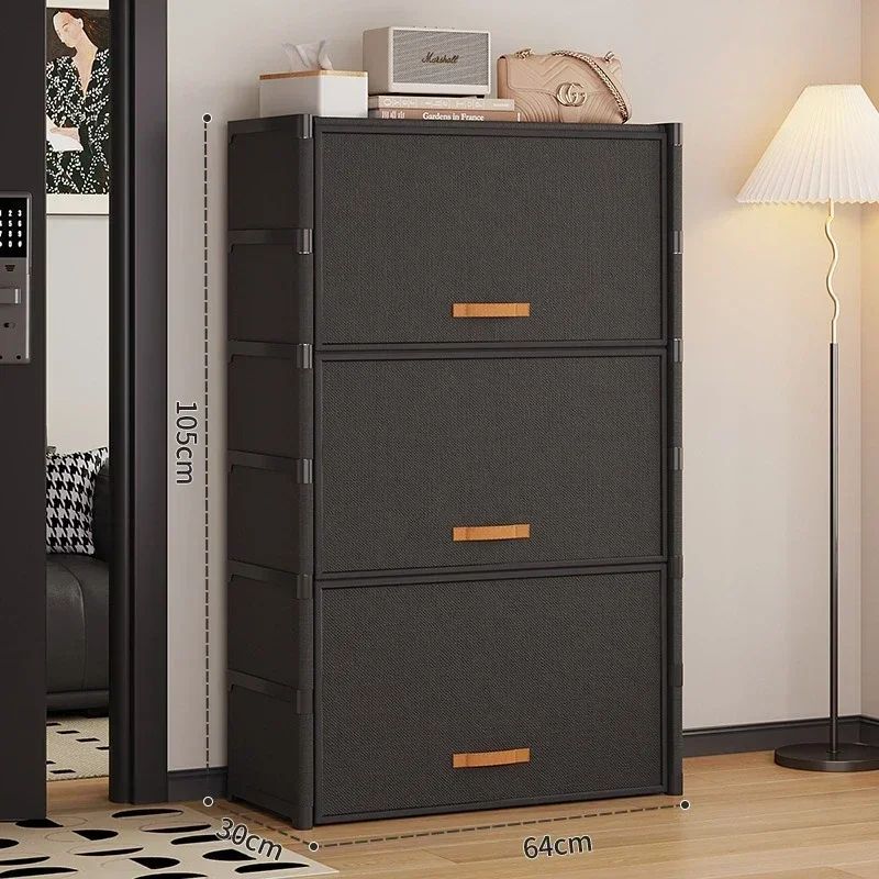 SpaceNest MultiLayer Shoe Rack Cabinet SpaceSaving Entrance Shoe Organizer With Curtain Cover 7