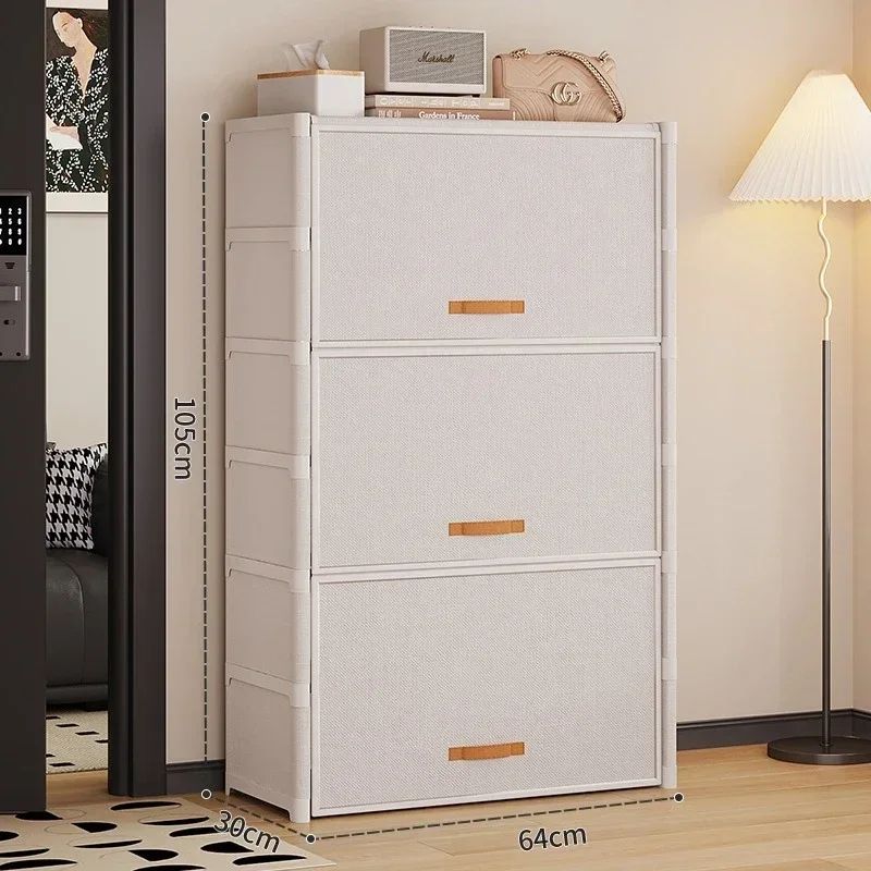 SpaceNest MultiLayer Shoe Rack Cabinet SpaceSaving Entrance Shoe Organizer With Curtain Cover 9