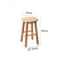 Nordic Solid Wood Bar Stool Modern Minimalist Backless High Chair For Kitchen Commercial Spaces 5