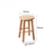 Nordic Solid Wood Bar Stool Modern Minimalist Backless High Chair For Kitchen Commercial Spaces 5