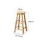 Nordic Solid Wood Bar Stool Modern Minimalist Backless High Chair For Kitchen Commercial Spaces 6