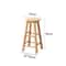 Nordic Solid Wood Bar Stool Modern Minimalist Backless High Chair For Kitchen Commercial Spaces 7