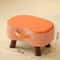 Minimalist Wooden Ottoman Stool Cushioned Shoe Bench Living Room Footrest 1