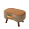 Minimalist Wooden Ottoman Stool Cushioned Shoe Bench Living Room Footrest 4